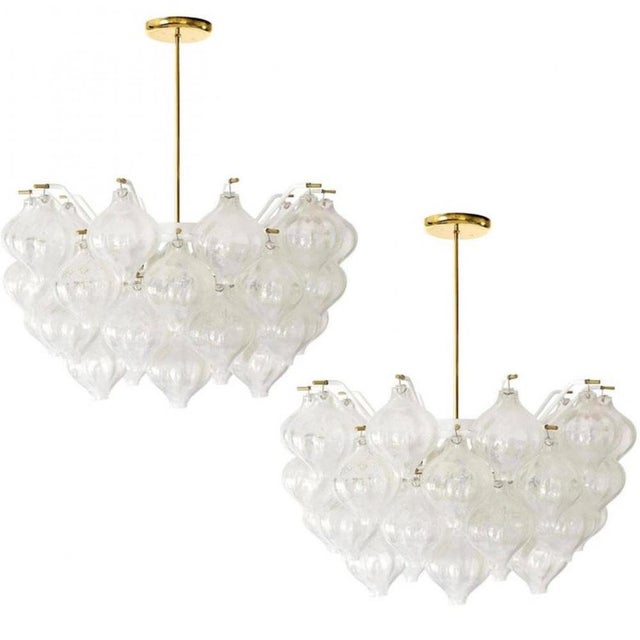 Kalmar Tulipan Light Fixtures attributed to J. T. Kalmar for Kalmar, 1970s, Set of 2 For Sale - Image 4 of 9