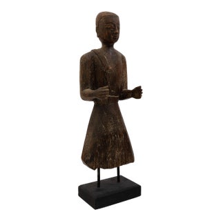 Female Tribal Wood Sculpture for Tozai Home For Sale