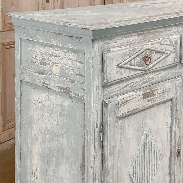 18th Century Swedish Gustavian Period Painted Buffet For Sale - Image 11 of 18