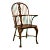 Circa 1900 English Double Bow Windsor Chair For Sale