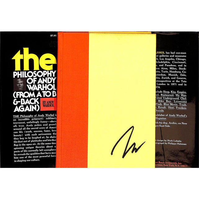 Traditional "The Philosophy of Andy Warhol (From a to B & Back Again)" 1975 Warhol, Andy For Sale - Image 3 of 7