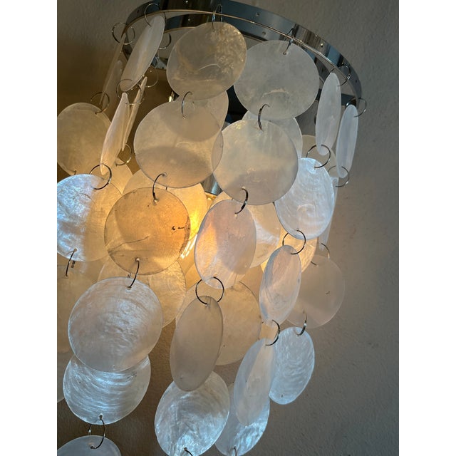 Capiz Shell Wall Light, 2019 For Sale - Image 9 of 11