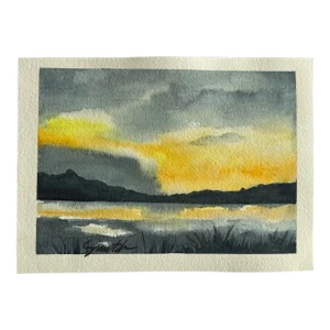 Signed Original Watercolor Painting “Like a Fingerprint”