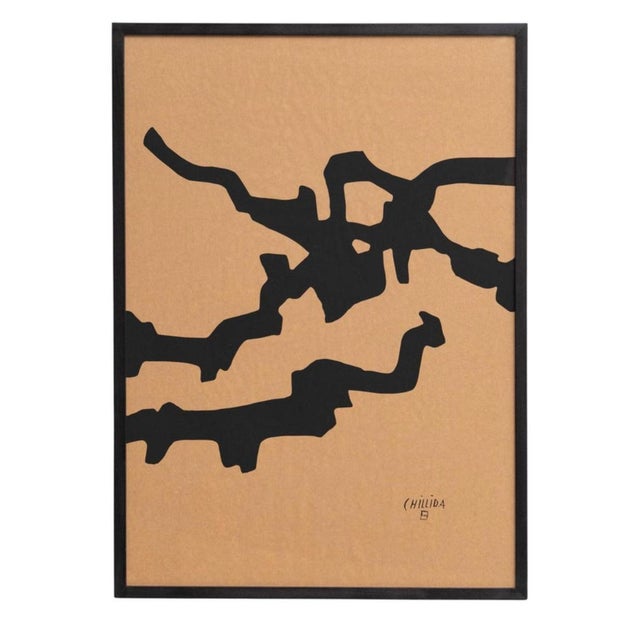 Postmodern Eduardo Chillida, Compositions, Prints, 1990, Set of 2 For Sale - Image 3 of 9