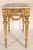 Late 19th Century Antique Continental Louis XVI Style Gilt Wood Marble Top Console Table For Sale - Image 5 of 14