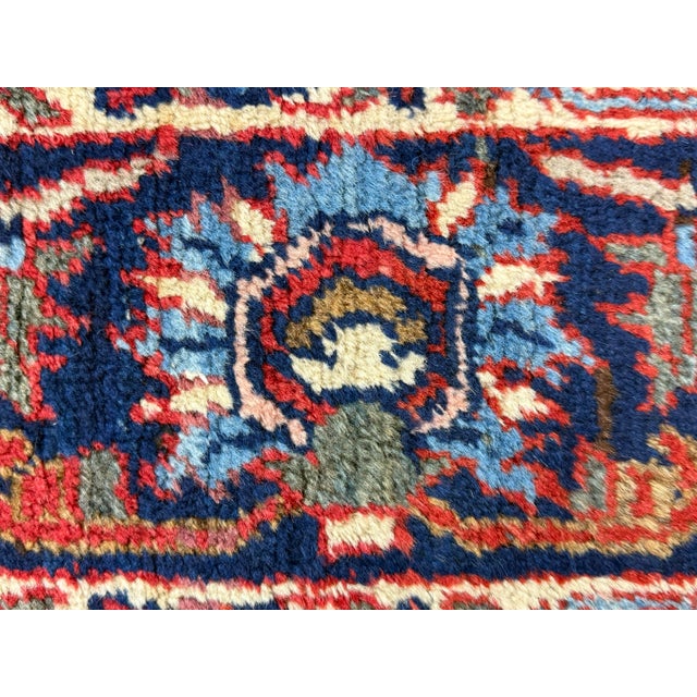 6ft 8in X 11 Ft 2in Antique Jewel Tone Wool/Silk Area Rug For Sale - Image 10 of 12