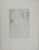 Mily possoz (1888-1968) the butterfly, 1930 original etching signed in pencil numbered out of 45 copies (photo of the...