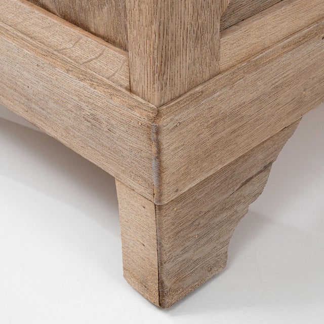 1900s French Louis Philippe Oak Buffet With Marble Top For Sale - Image 10 of 18