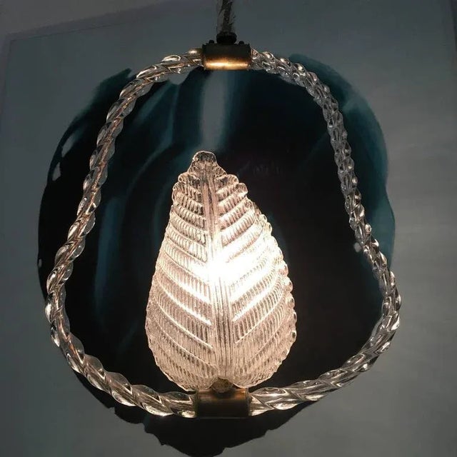 Glass Scenery Chandelier by Ercole Barovier, 1940s For Sale - Image 7 of 11