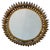 Gold Vintage Italian Sun Mirror, 1950s For Sale - Image 8 of 8