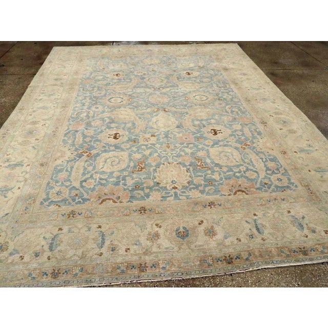 Early 20th Century Galerie Shabab Collection Early 20th Century Persian Tabriz Carpet For Sale - Image 5 of 10
