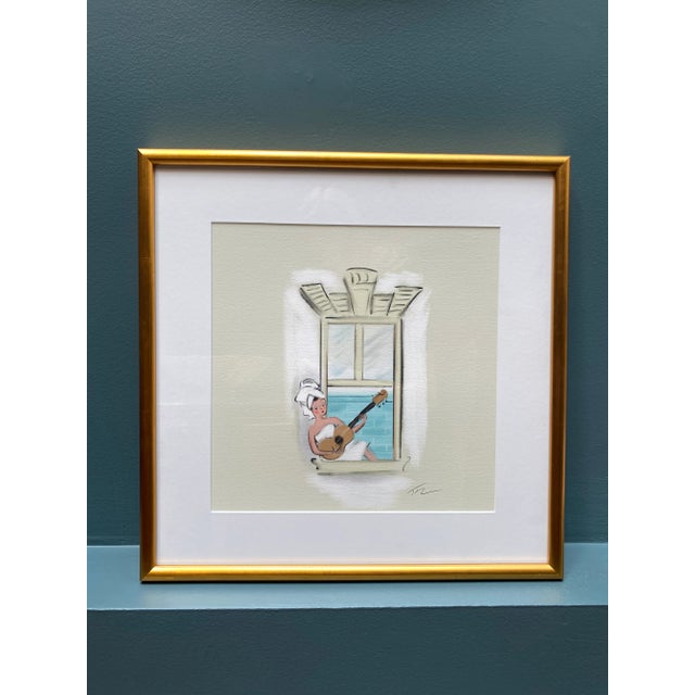 Original print on etching paper by Tug Rice From The Chairish Art Gallery at Bergdorf Goodman