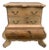 Antique Scandinavian Pine Bombay Chest With Sculptural Silhouette For Sale