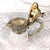 1920s Crystal Syrup Pitcher, Milk Jug, Creamer With Metal Lid With Animal Head Spout For Sale In San Francisco - Image 6 of 10