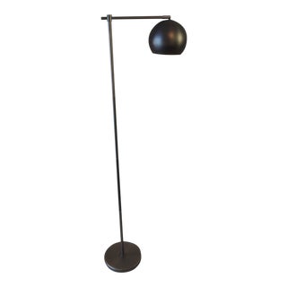 Gun Metal Finish Articulated Floor Lamp For Sale