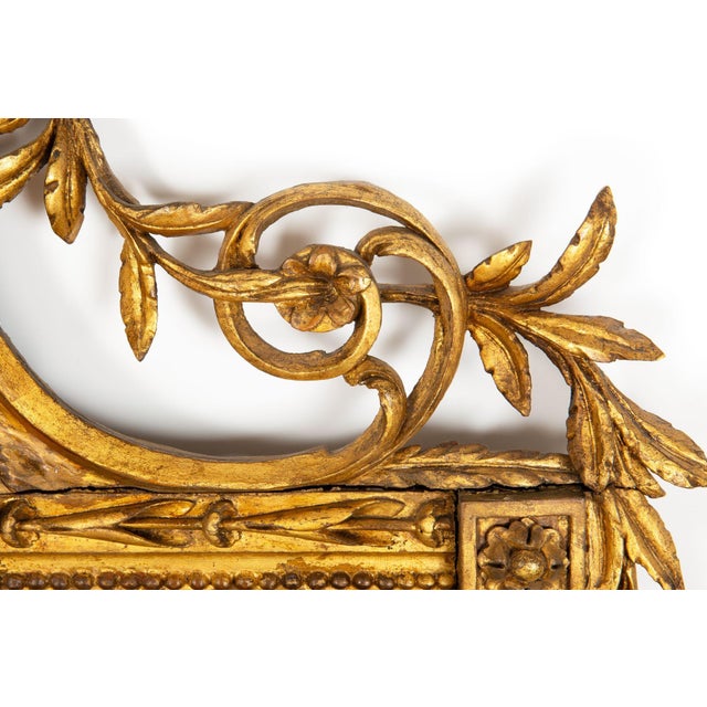 Gold Fine Chinese Chippendale Pagoda Carved Giltwood Wall Mirror, English C. 1775 For Sale - Image 8 of 18