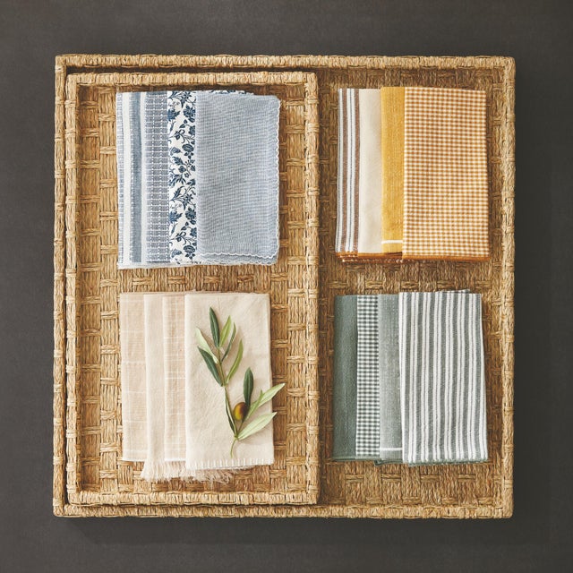 Tan Wynn Trays Large, Set Of 2 For Sale - Image 8 of 8