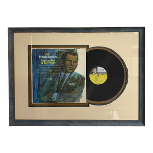 1965, Framed Vinyl and Album Cover, Frank Sinatra, September of My Years