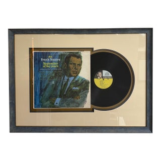 1965, Frank Sinatra, September of My Years, Custom Framed Vinyl and Album Cover For Sale