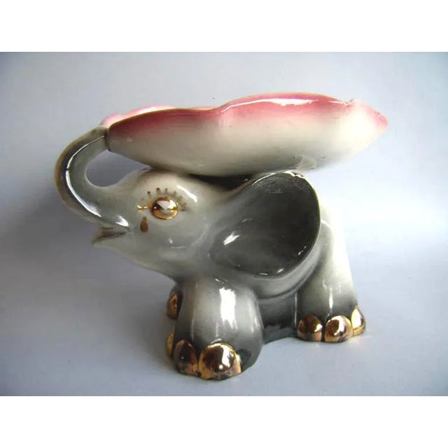 Ceramic Italian Ceramic Elephant Figurine from Ceramiche Aretine, 1940s For Sale - Image 7 of 7
