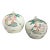 Pair of Vintage Chinese Melon Jars For Sale