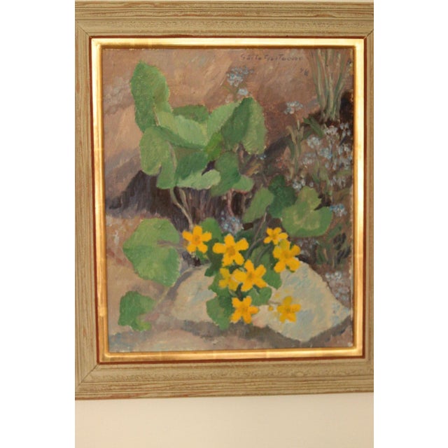 Gösta Gustavson, Bloomer, 1960s, Oil on Panel, Framed For Sale - Image 14 of 16