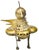 American Early 20th Century Handmade Americana Brass Bird-Figurine Incense Burner For Sale - Image 3 of 10