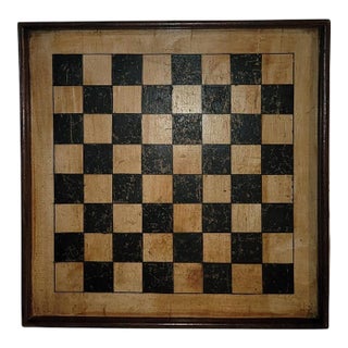 19thc Original Painted Game Board For Sale