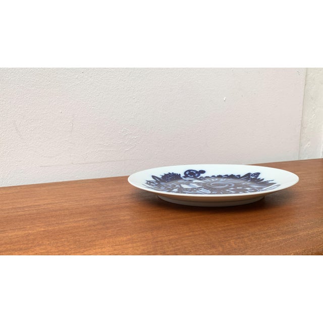 Vintage German Peacock Wall Plate Plaque by Bjørn Wiinblad for Rosenthal, 1970s For Sale - Image 14 of 18