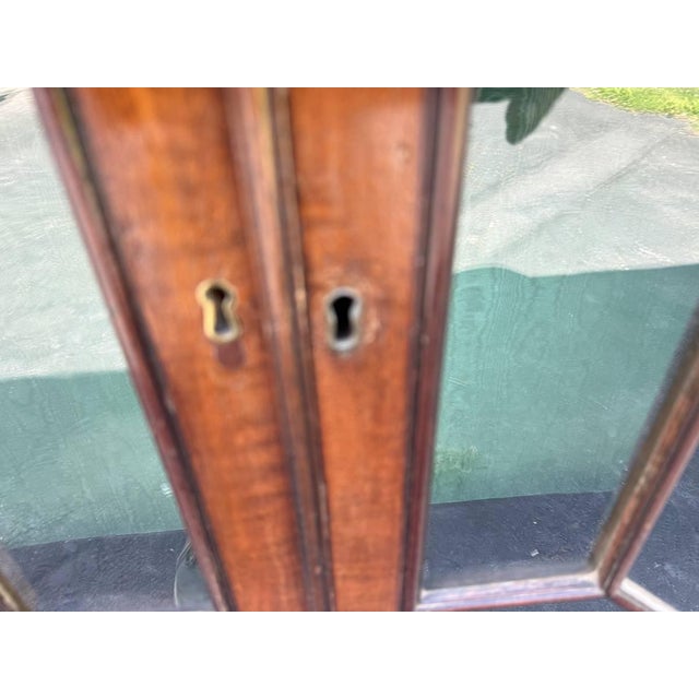 George III Style Mahogany Double Glaze Door Bookcase. 19th Century For Sale - Image 14 of 17