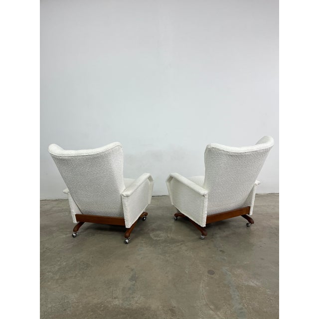 Italian Reclining Armchairs - A Pair For Sale In New York - Image 6 of 7