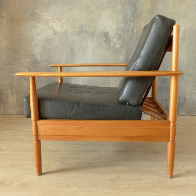 Mid-Century Armchair by Grete Jalk for France & Son, 1950s For Sale - Image 14 of 16