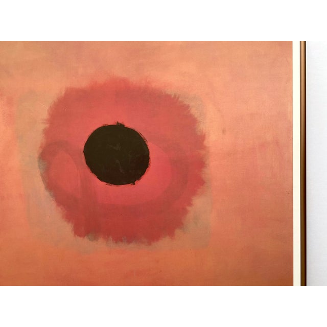 Adolph Gottlieb Vintage 1988 Abstract Expressionist Lithograph Print Framed Exhibition Poster " Two Bars " 1964 For Sale - Image 10 of 12