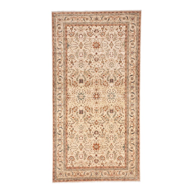 Vintage Hand Knotted Royal Chobi Pakistani Gallery Rug. 6'2"x 12' For Sale