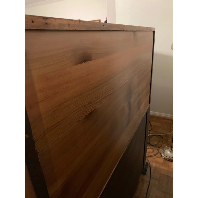 Chestnut Museum-Style Victorian Roll-Top Desk — Secret Compartments, Letter Slots, Storage Galore For Sale - Image 8 of 10