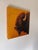Figurative Guardian of the Plains by Terra Novak | Oil on wood Painting of a bison's profile For Sale - Image 3 of 3
