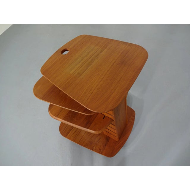 Tiered Console Table by Aksel Kjersgaard for Odder Adjustable, 1970s For Sale - Image 6 of 18