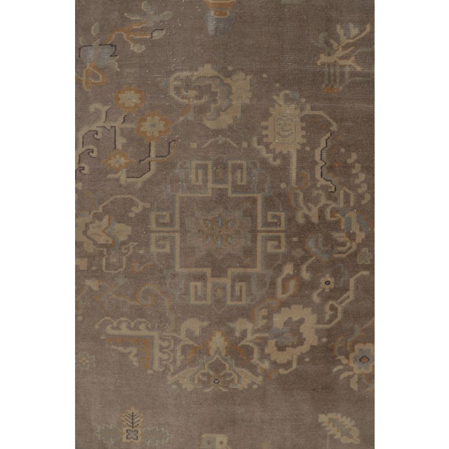 Antique Khotan Samarkand Wool Rug With Medallion by Rug & Kilim, 1920-1929 For Sale In New York - Image 6 of 8