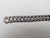 1950s Vintage 1950s Signed Napier Silvertone Etched Stars & Clouds Round Link Bracelet For Sale - Image 5 of 9