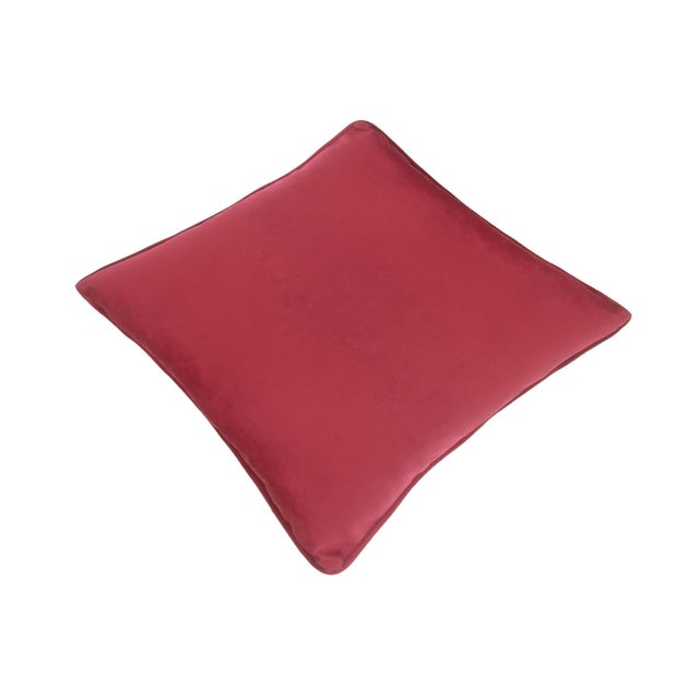 Enhance your home decor with this elegant and casually chic handmade pillow, made from luxurious Italian velvet. This...