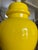 Pair Vintage MCM Yellow Crackle Glaze Ceramic Ginger Jar Table Lamps For Sale - Image 4 of 12