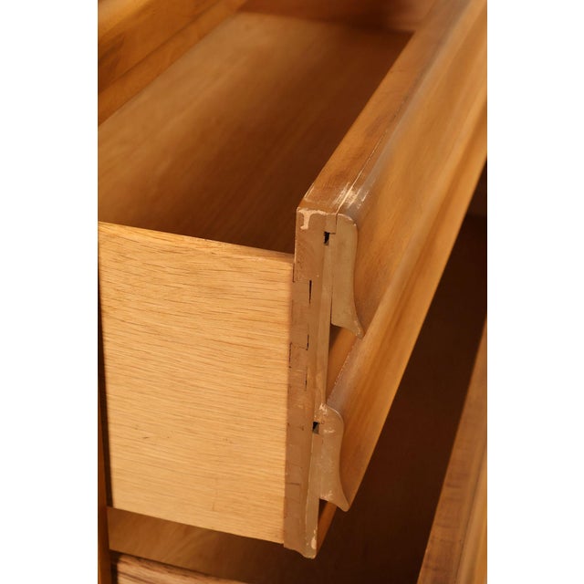 Mid 20th Century American of Martinsville Mid Century Modern Walnut Tall Chest For Sale - Image 5 of 18