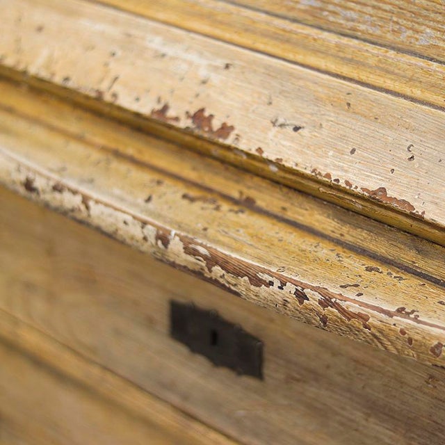 Rustic Rustic Farmhouse Painted Secretaire For Sale - Image 3 of 16