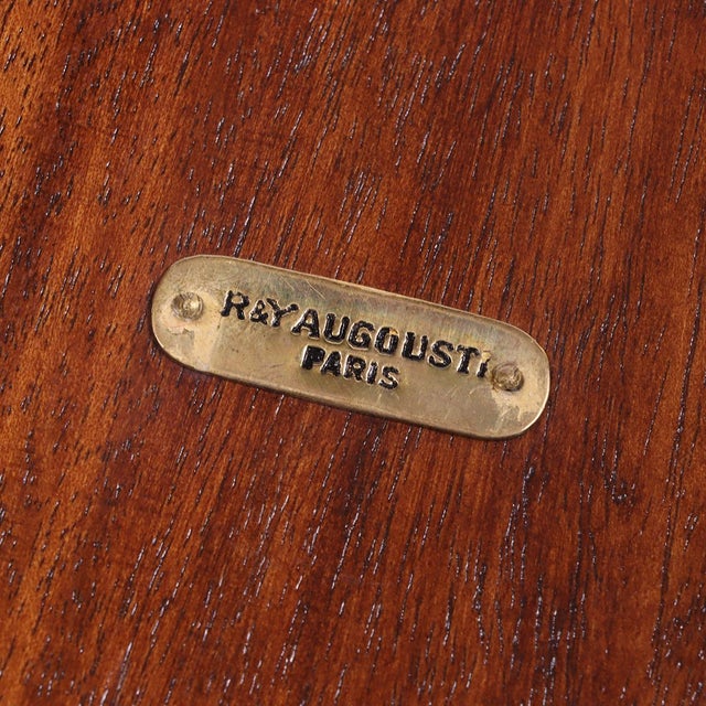 A Pair of Modern Shagreen Covered Stools by R & Y Augousti, Paris For Sale - Image 9 of 9