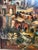 Large Mid-Century Impressionist "Colonial Cityscape" Oil Painting by Don Ruffin For Sale In Phoenix - Image 6 of 10