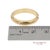 18k 750 Solid Yellow Gold Cartier Band Ring, Size 9.5 For Sale - Image 9 of 10