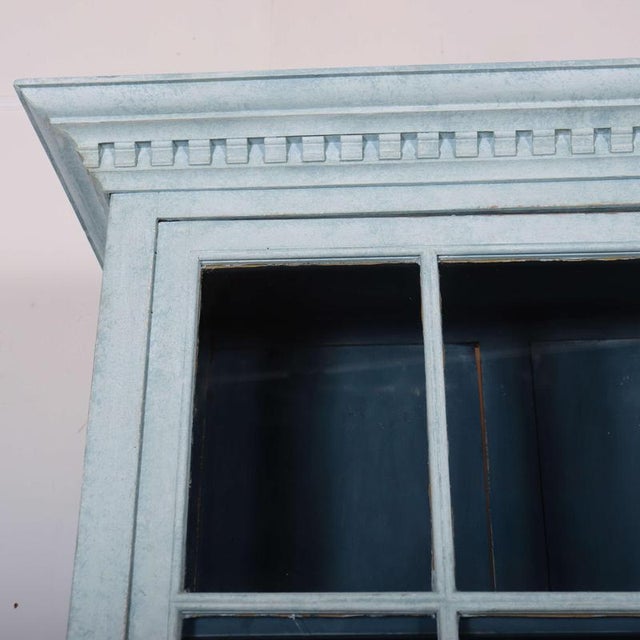 Large early 19th C French glazed kitchen cupboard/ bookcase . 1840 This piece is designed in the style of the selected...