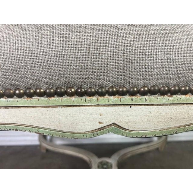 Set of Four French Louis XV Painted Dining C. 1900 For Sale - Image 17 of 18