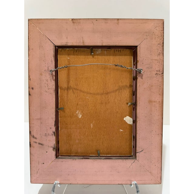 Mid 20th Century Mid 20th Century Still Life Oil Painting Fruit Vase Gilt Frame Signed K Hepburn For Sale - Image 5 of 5