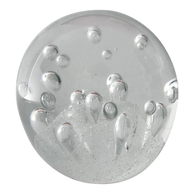 Italian Murano Glass Paperweight For Sale